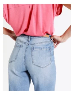 Recycled Blend Billie Straight Jean Petite In Blue -Myer Fashion Store 934614280 4 1 720x928