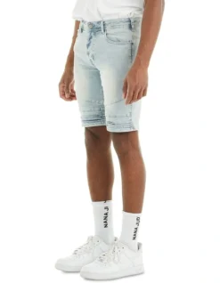 Maverick Denim Short In Washed Out Indigo -Myer Fashion Store 934772680 2 2 720x928
