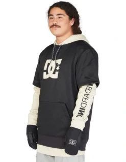 DC Dryden Double Layer Technical Hoodie In Grey -Myer Fashion Store 935414650 3 720x928