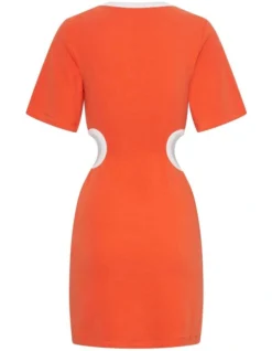 Ring Around Tee Dress In Tangerine Orange 15 Ring Around Tee Dress In Tangerine Orange -Myer Fashion Store 935550460 7 720x928