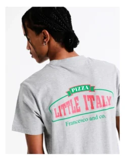 Mister Tee Pizza Francesco Tee In Grey 13 Mister Tee Pizza Francesco Tee In Grey -Myer Fashion Store 935552440 5 720x928
