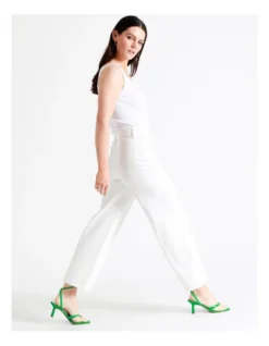 Basque Recycled Cotton Blend Wide Leg Jean In White -Myer Fashion Store 936116650 4 2 720x928