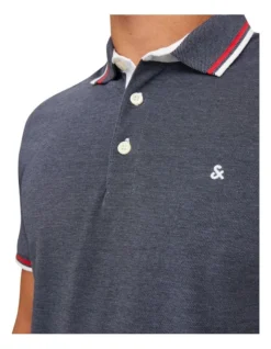 Jack & Jones Paulos Short Sleeve Polo In Grisaille -Myer Fashion Store 936478900 4 720x928