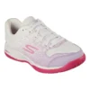 Skechers Viper Court Netball Shoe In White/Lavender 2 Skechers Viper Court Netball Shoe In White/Lavender -Myer Fashion Store 936812890 1 720x928