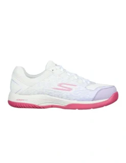 Skechers Viper Court Netball Shoe In White/Lavender -Myer Fashion Store 936812890 2 720x928