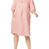Button Placket Linen Dress In Mango Pink 1 Button Placket Linen Dress In Mango Pink -Myer Fashion Store 937083340 1 720x928