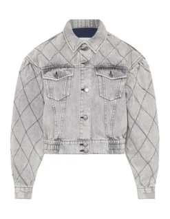 Night Raven Denim Jacket In Grey Wash 13 Night Raven Denim Jacket In Grey Wash -Myer Fashion Store 937604350 6 720x928