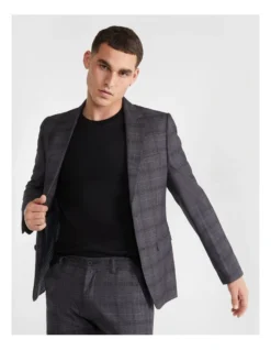 Princeton Check Blazer In Charcoal 12 Princeton Check Blazer In Charcoal -Myer Fashion Store 937785160 4 720x928