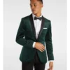 Luciano Velvet Blazer In Green 1 Luciano Velvet Blazer In Green -Myer Fashion Store 937785430 1 720x928