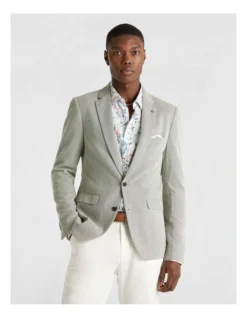 Pursuit Knitted Blazer In Pistachio