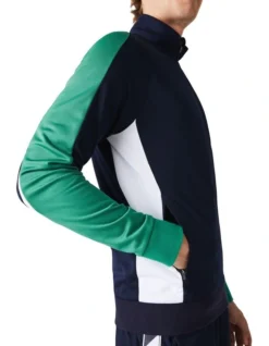 Lacoste Technical Poly Track Jacket In Navy/Green -Myer Fashion Store 937862920 4 720x928
