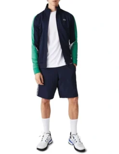 Lacoste Technical Poly Track Jacket In Navy/Green -Myer Fashion Store 937862920 5 720x928
