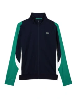 Lacoste Technical Poly Track Jacket In Navy/Green -Myer Fashion Store 937862920 7 720x928