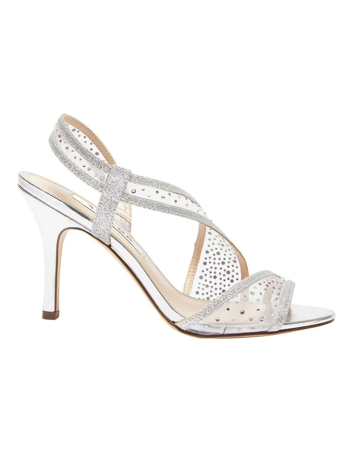 Valeda Sandals In Silver Reflective 3 Valeda Sandals In Silver Reflective