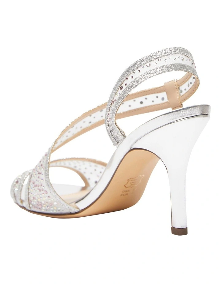 Valeda Sandals In Silver Reflective 8 Valeda Sandals In Silver Reflective - Image 6