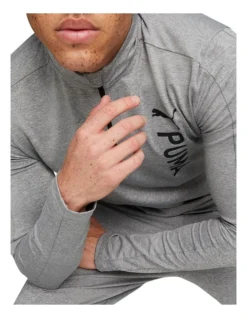 Puma Fit Polyspan 1/2 Zip In Grey -Myer Fashion Store 938520010 5 720x928