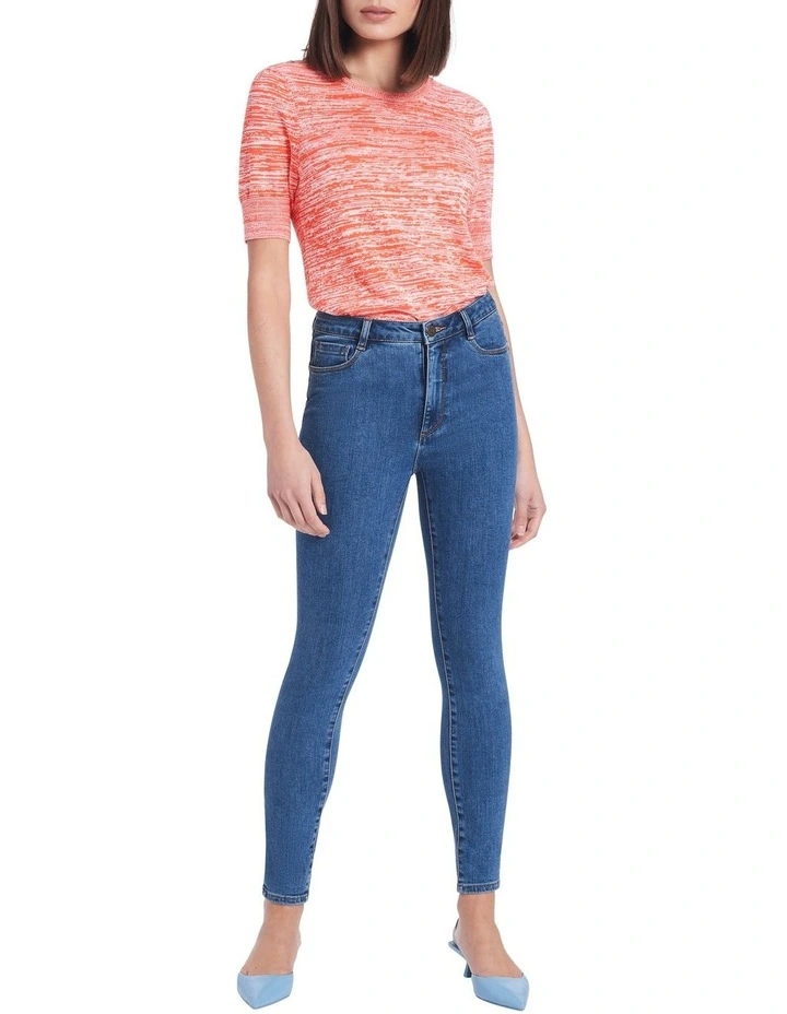 Darlo Skinny Leg Jean In Vintage Blue 4 Darlo Skinny Leg Jean In Vintage Blue - Image 2