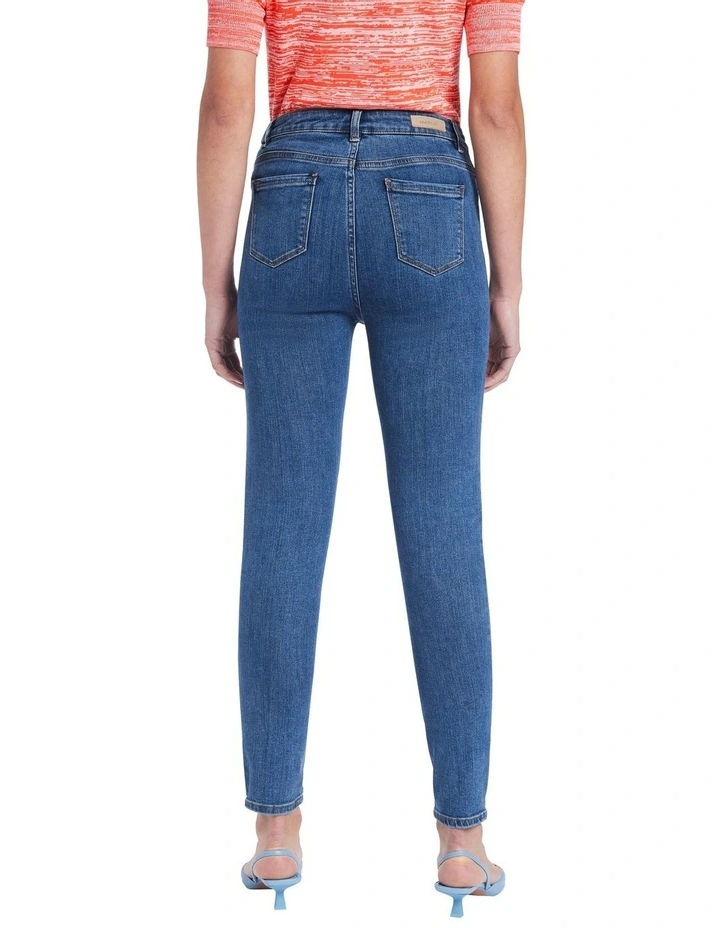 Darlo Skinny Leg Jean In Vintage Blue 5 Darlo Skinny Leg Jean In Vintage Blue - Image 3