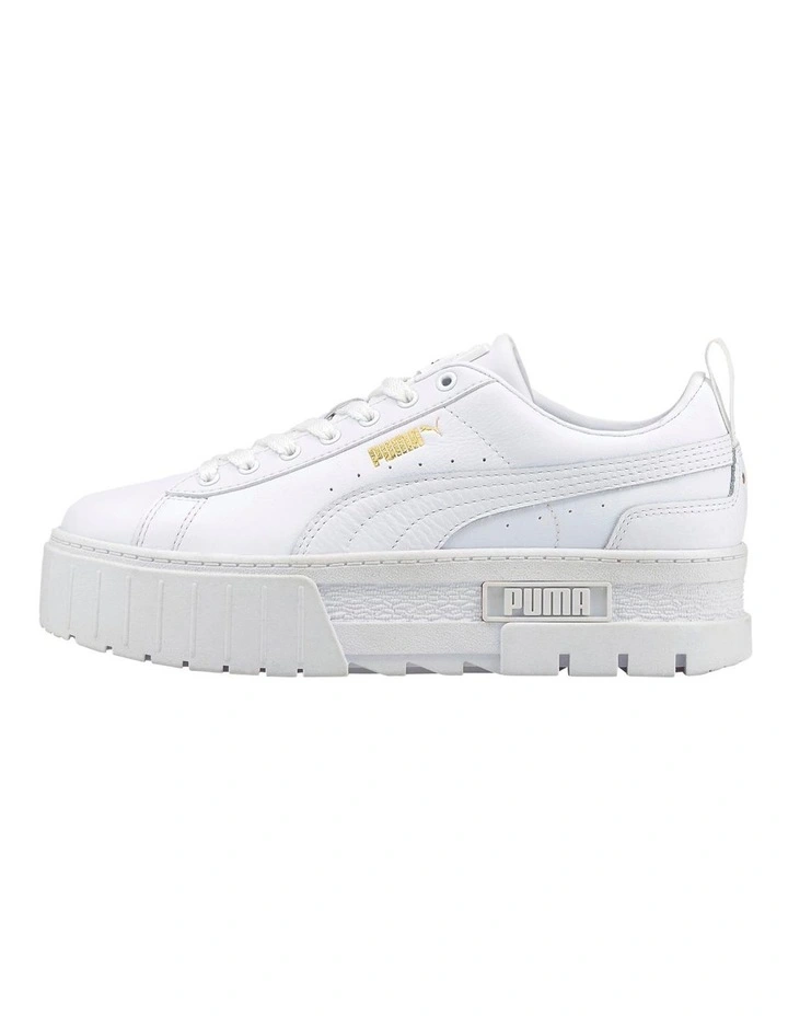 Puma Mayze Classic Shoes In White 3 Puma Mayze Classic Shoes In White