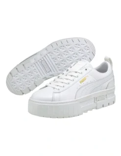 Puma Mayze Classic Shoes In White 9 Puma Mayze Classic Shoes In White -Myer Fashion Store 939677320 3 1 720x928