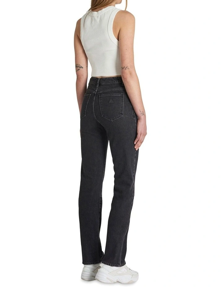 ABRAND JEANS A 94 High Straight Jean In Teri 4 ABRAND JEANS A 94 High Straight Jean In Teri - Image 2