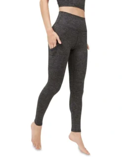 Aerie The Hugger High Waisted Pocket Legging In Grey