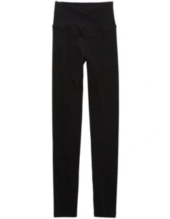 Aerie Real Me High Waisted Crossover Legging In Black -Myer Fashion Store 939885670 939876760 3 720x928