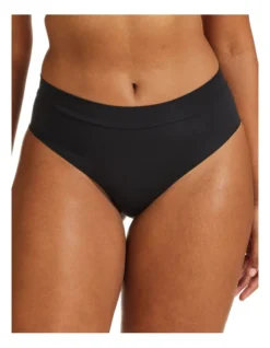 KAYSER Clean Cut Modal High Rise G-String Brief In Black