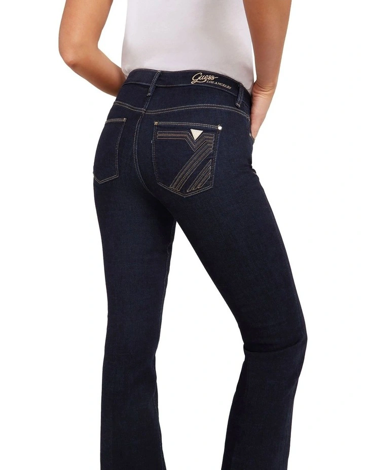 Guess Sexy Boot Jeans In Dark Denim 7 Guess Sexy Boot Jeans In Dark Denim - Image 5