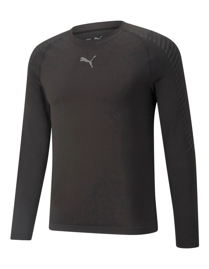 Puma Train Formknit Seamless Long Sleeve Tee In Black 6 Puma Train Formknit Seamless Long Sleeve Tee In Black - Image 4