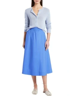 Isla Linen Blend Cardigan In Sky Blue -Myer Fashion Store 941382730 2 720x928