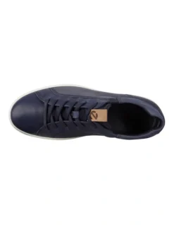 ECCO Soft 7 Contrast Heel Sneakers In Navy -Myer Fashion Store 941553550 3 720x928