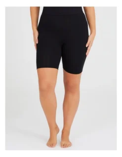 Bamboo Anti Chafe Crop Short In Black