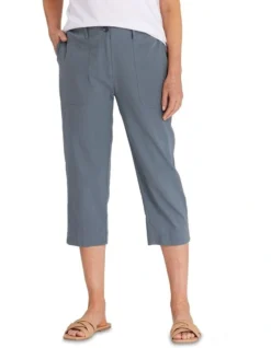 Contessa 3/4 Pant In Revere Grey