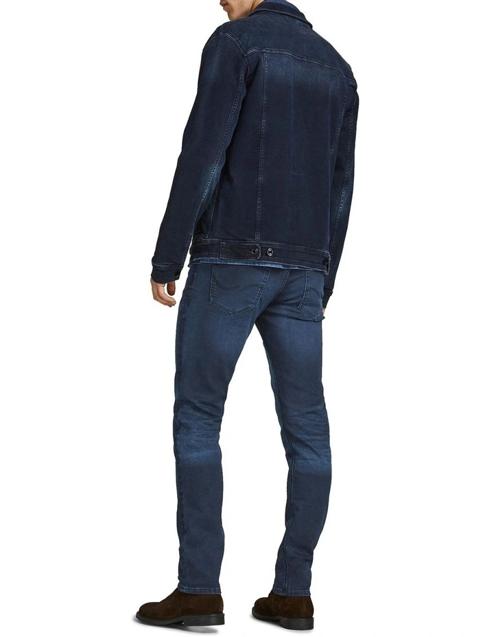 Jack & Jones Glenn Original Jeans In Blue Denim 4 Jack & Jones Glenn Original Jeans In Blue Denim - Image 2