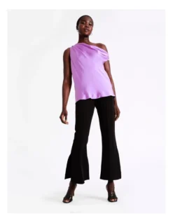 Satin One Shoulder Top In Lilac 11 Satin One Shoulder Top In Lilac -Myer Fashion Store 942228190 3 720x928