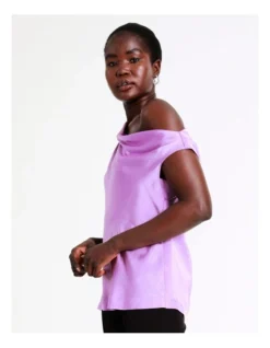 Satin One Shoulder Top In Lilac 13 Satin One Shoulder Top In Lilac -Myer Fashion Store 942228190 5 720x928