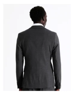 Slim Birdseye Suit Jacket In Charcoal 11 Slim Birdseye Suit Jacket In Charcoal -Myer Fashion Store 942328000 5 1 720x928