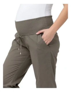 Philly Cotton Pant In Moss 9 Philly Cotton Pant In Moss -Myer Fashion Store 942576670 4 720x928