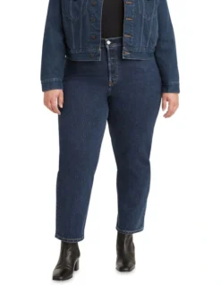 501 Original Cropped Jeans In Stonewash Blue