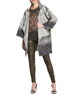 The Thunder Cloud Oversized Trench Jacket In Black/Grey 13 The Thunder Cloud Oversized Trench Jacket In Black/Grey -Myer Fashion Store 943082200 5 720x928