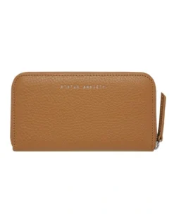 Yet To Come Zip Around Wallet In Tan