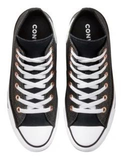 Converse CTAS Glitter Canvas Hi Top In Black 12 Converse CTAS Glitter Canvas Hi Top In Black -Myer Fashion Store 943930990 5 720x928