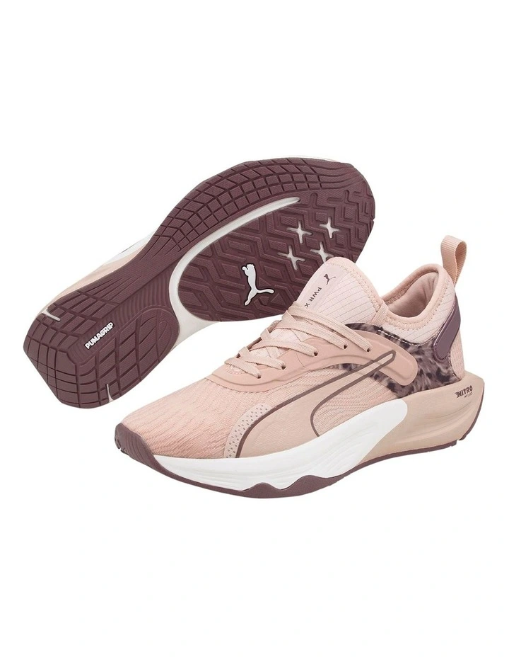 Puma PWR XX Nitro Safari Glam Shoe In Rose 7 Puma PWR XX Nitro Safari Glam Shoe In Rose - Image 5