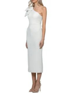 Pearl One Shoulder Midi In White -Myer Fashion Store 944961130 3 720x928