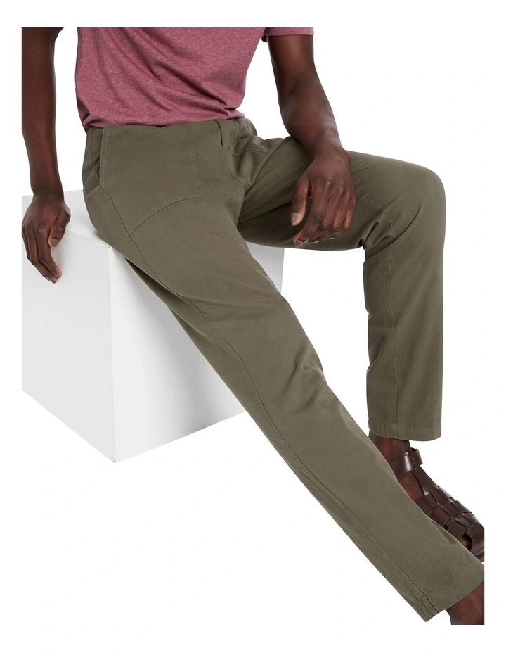 Webb Chino Pant In Dark Green 6 Webb Chino Pant In Dark Green - Image 4