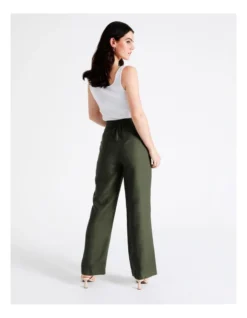 Basque Straight Leg Pant In Khaki -Myer Fashion Store 945496270 7 720x928