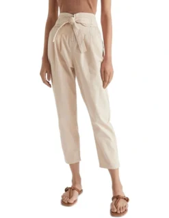 Cotton Tapered Tie Pant -Myer Fashion Store 945554500 3 720x928