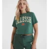 Ellesse Mondo Crop T-Shirt In Dark Green -Myer Fashion Store 945630280 1 720x928
