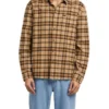 Wrangler Flanny Check Shirt In Tan -Myer Fashion Store 945669430 1 720x928